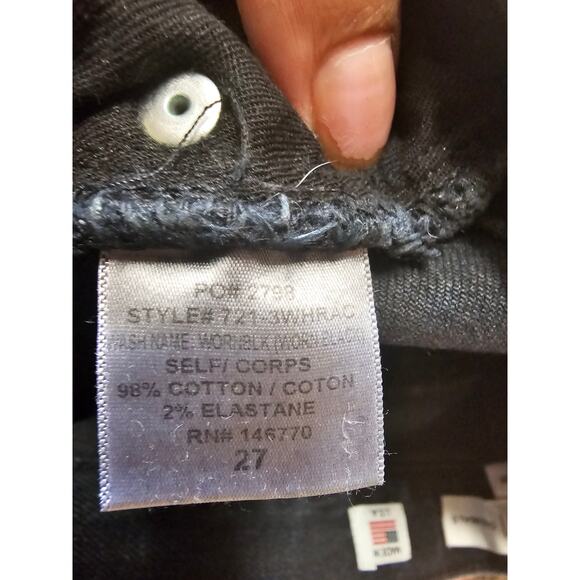 Re/done High Rise Ankle Crop Womens size 27 - Picture 10 of 11